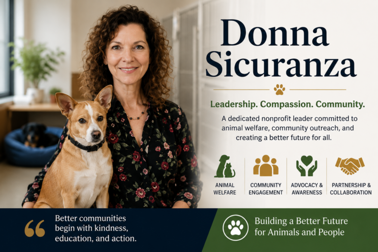 Donna Sicuranza: Leadership, Animal Welfare, and Community Service Donna sicuranza